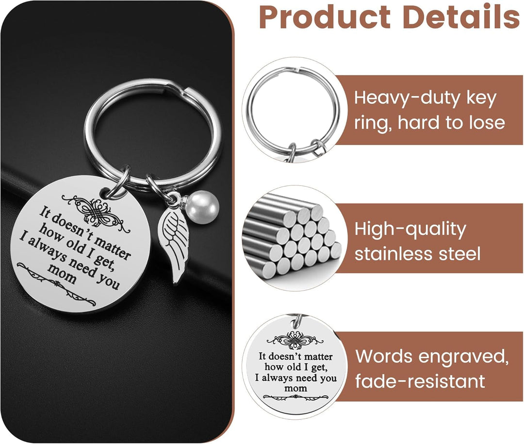 “Always Need You Mom” Keychain