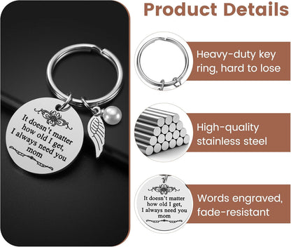 “Always Need You Mom” Keychain