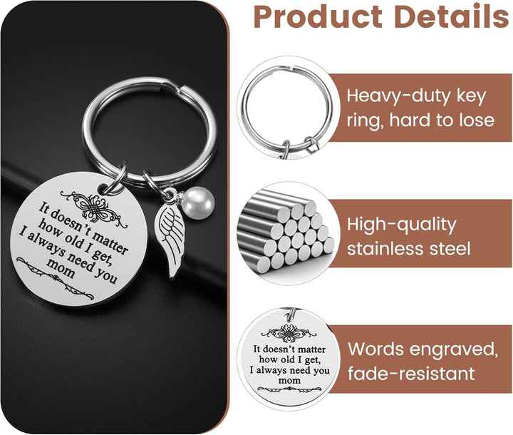“Always Need You Mom” Keychain
