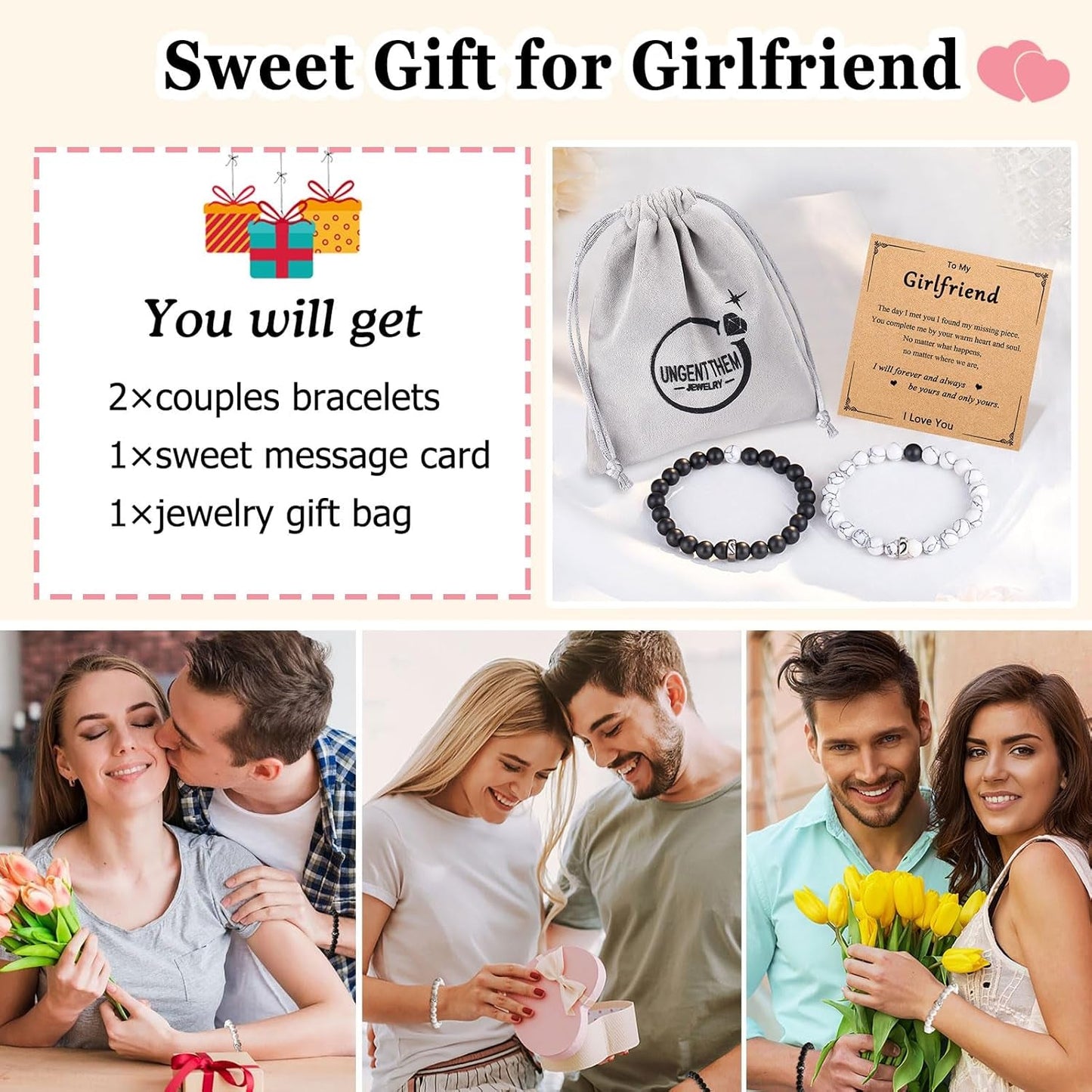 Matching Couple Ring Bracelets 