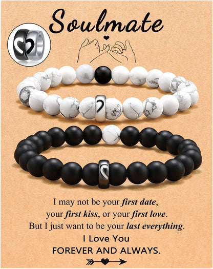 Matching Couple Ring Bracelets 