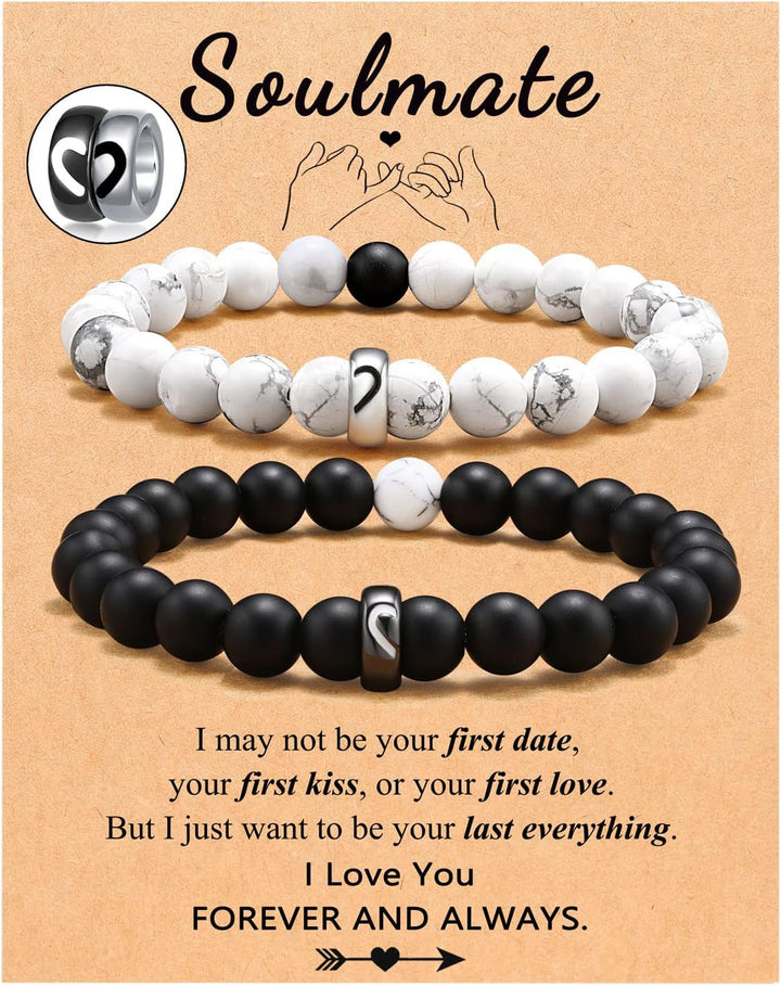 Matching Couple Ring Bracelets 