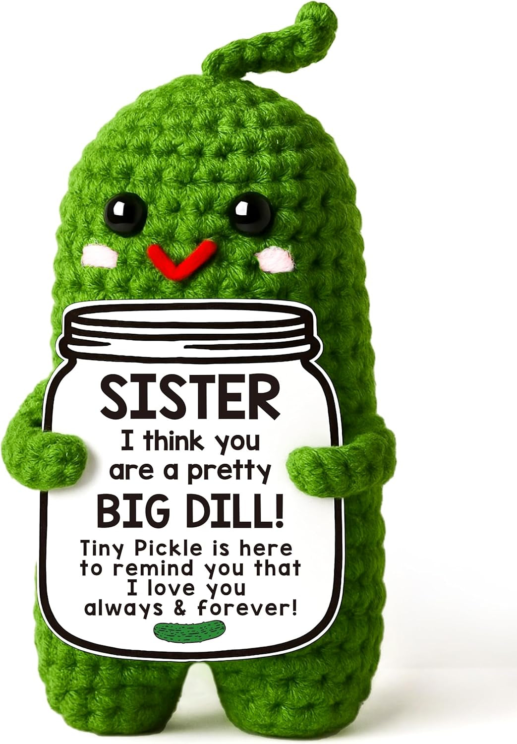 Cute Crochet Pickle Love Gift