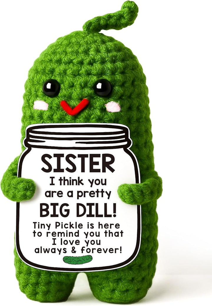 Cute Crochet Pickle Love Gift