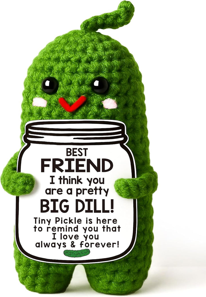 Cute Crochet Pickle Love Gift