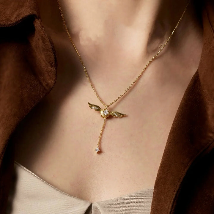 Golden Winged Necklace