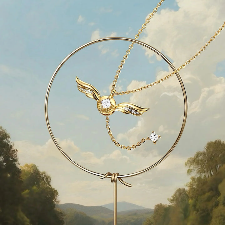 Golden Winged Necklace