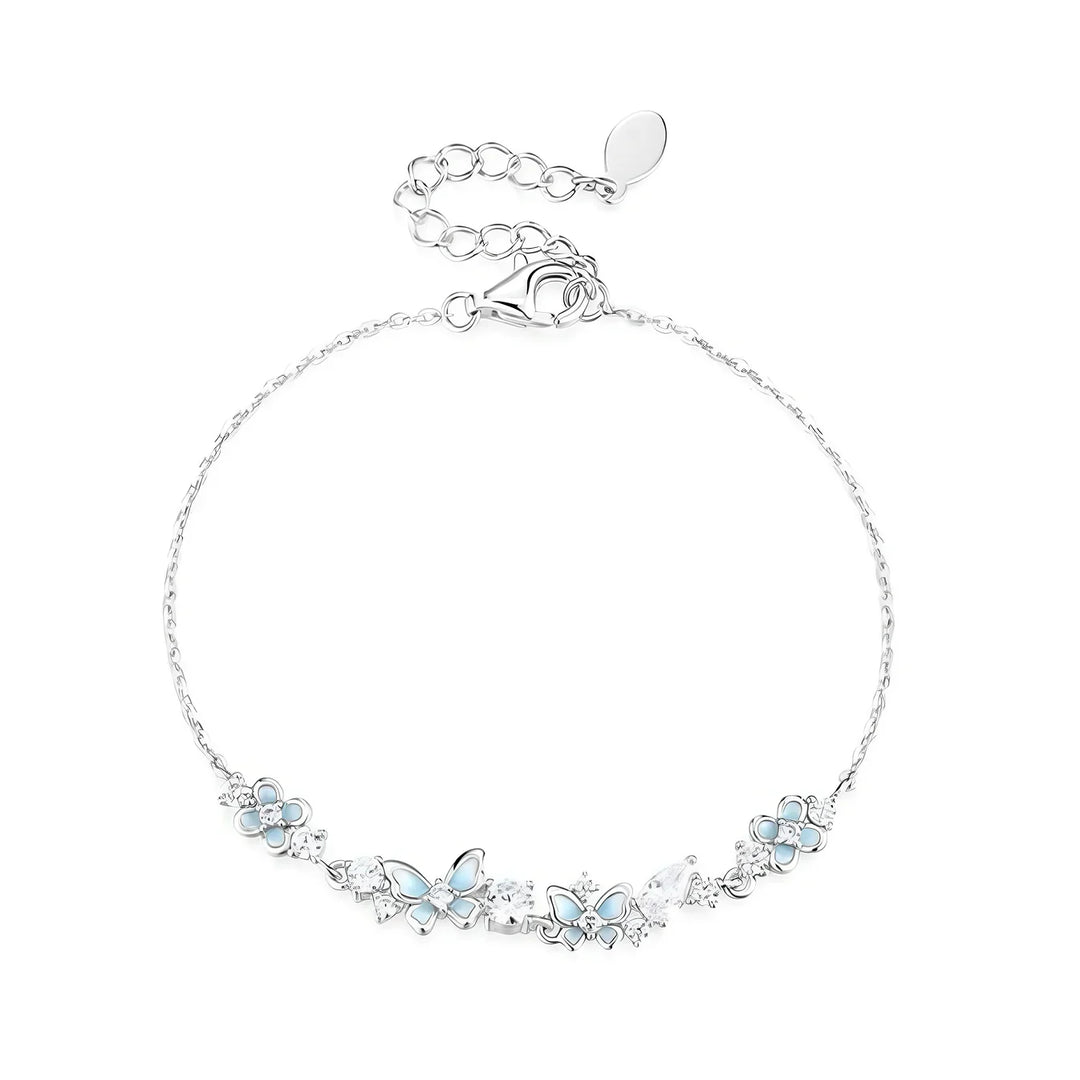Twilight Bloom Butterfly Bracelet