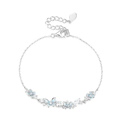 Twilight Bloom Butterfly Bracelet