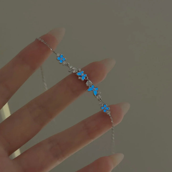 Twilight Bloom Butterfly Bracelet
