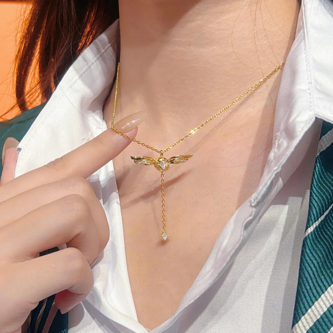 Golden Winged Necklace