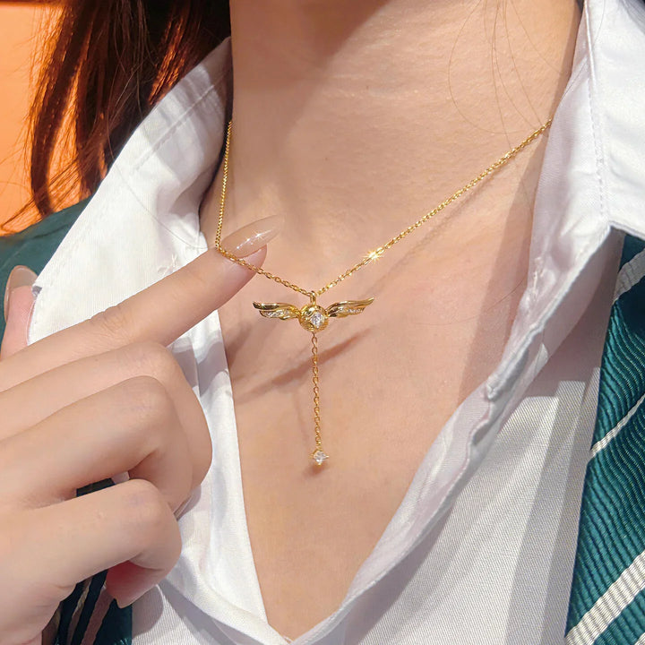 Golden Winged Necklace