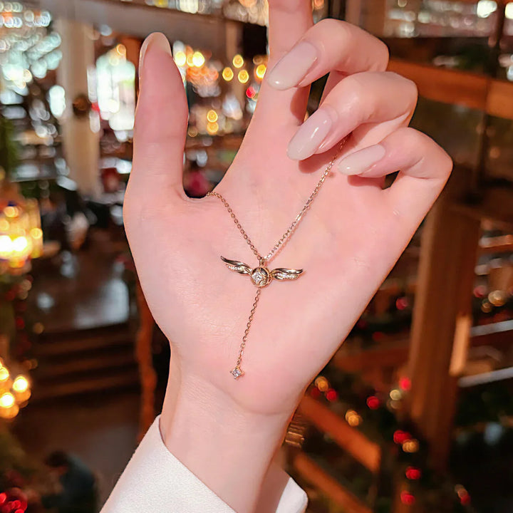 Golden Winged Necklace