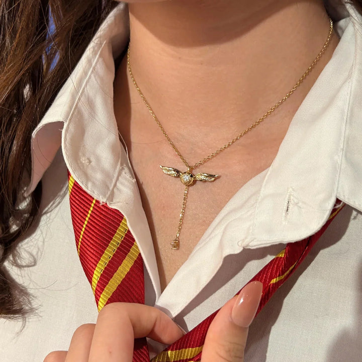 Golden Winged Necklace