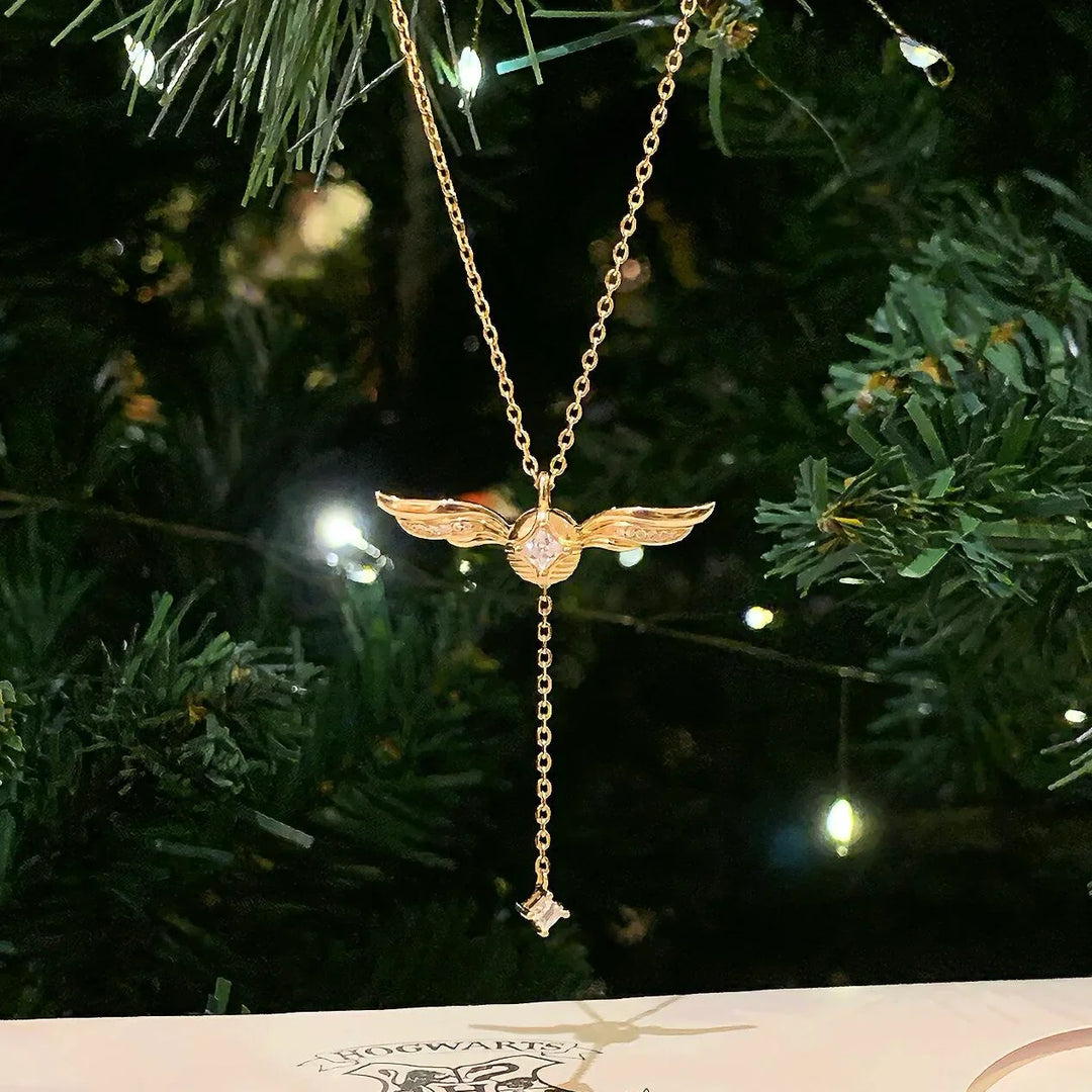 Golden Winged Necklace