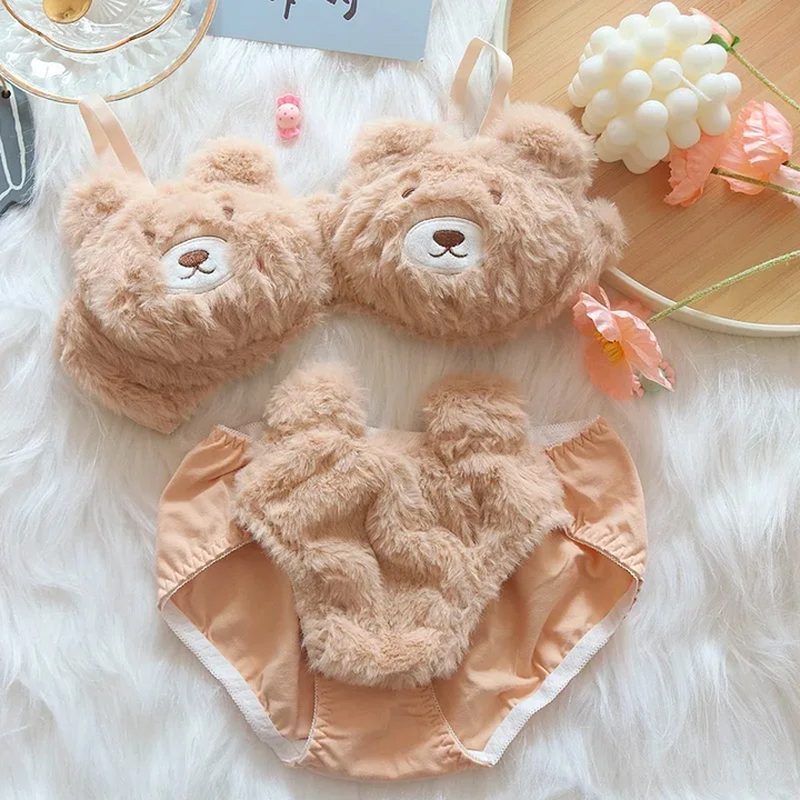Plushie Bra Set