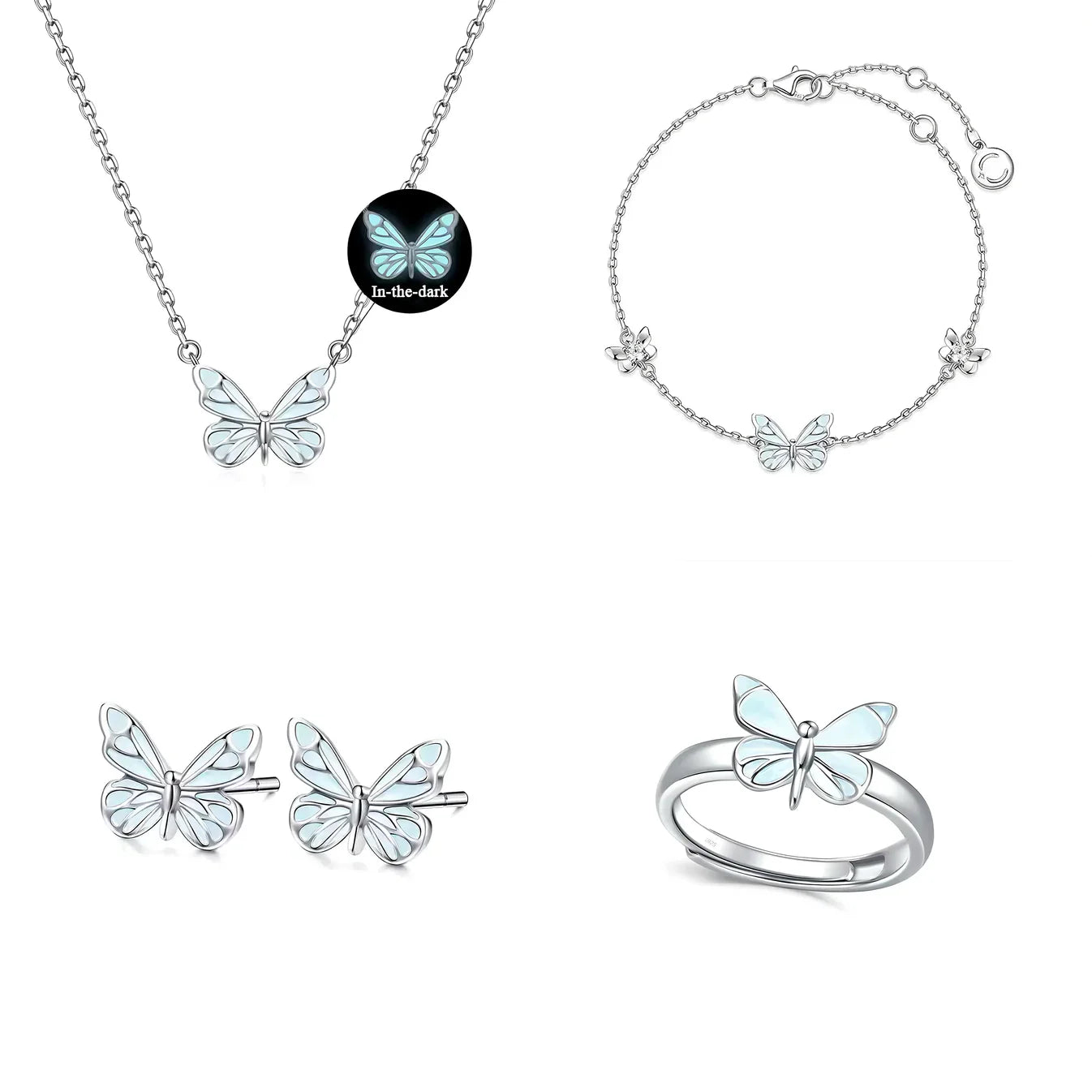 Luminous Blue Butterfly 4-in-1 Bundle