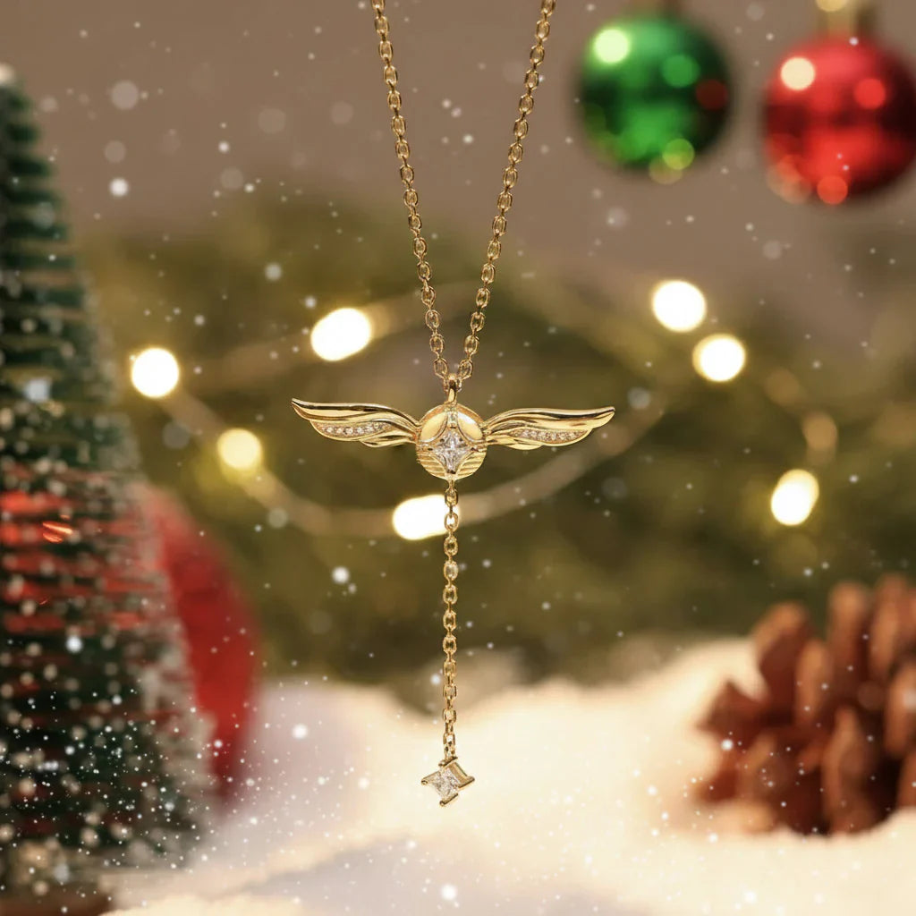 Golden Winged Necklace