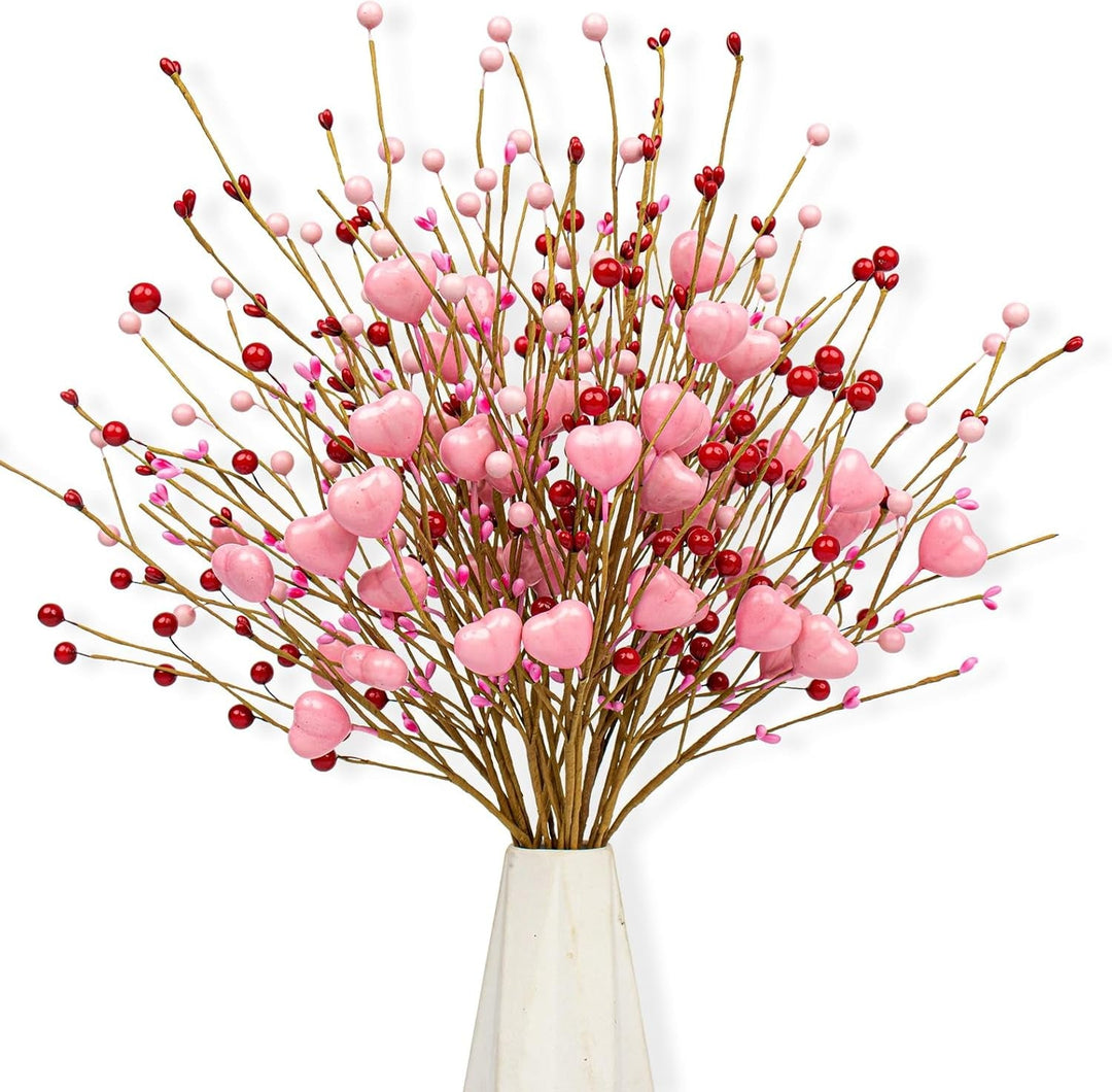 Heart Berry Stems Set