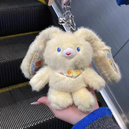 Rabbit + Doll Keychain Pendant